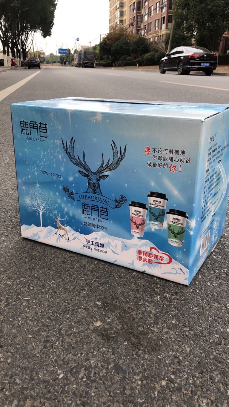 网红鹿角巷奶茶性价比超高抹茶黑糖蜜桃