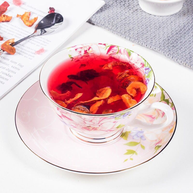 【精品】水果茶巴黎香榭果粒花果茶新鲜果干水蜜桃茶洛神花
