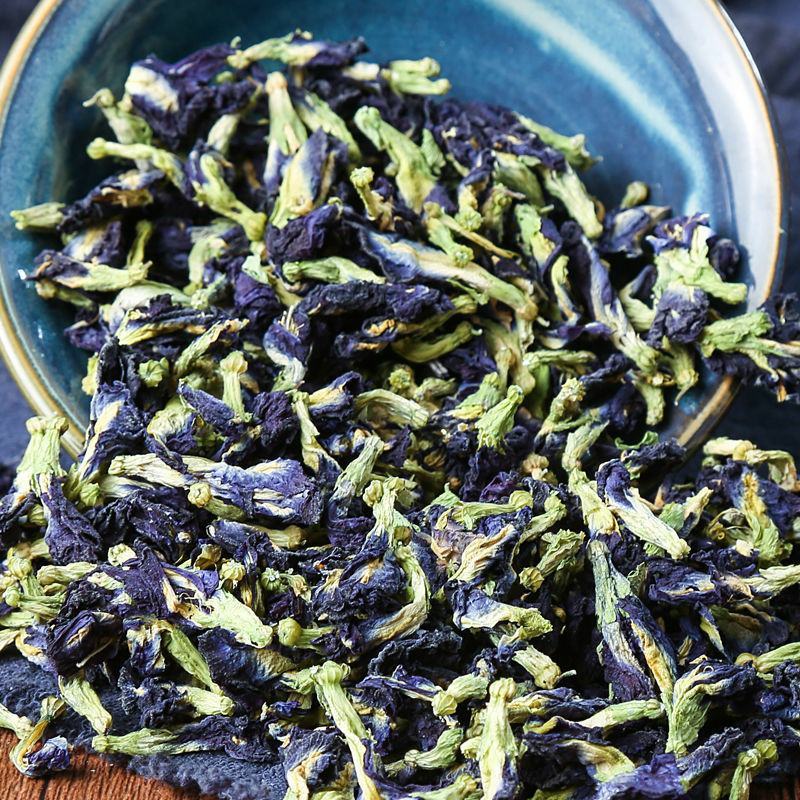 精品蓝蝴蝶正宗泰国蝶豆花蓝色妖姬蓝蝴蝶花茶