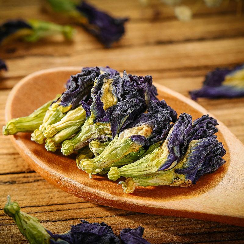 精品蓝蝴蝶正宗泰国蝶豆花蓝色妖姬蓝蝴蝶花茶