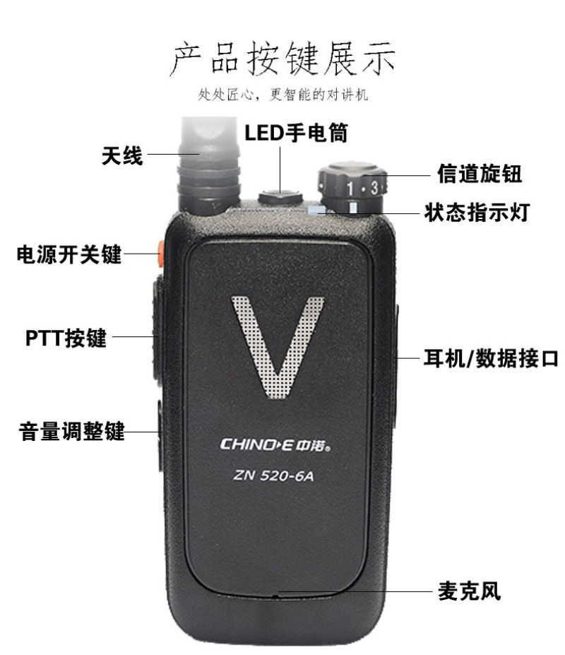 对讲机中诺对讲机无线专业手持对讲机厂家批发酒店对讲机