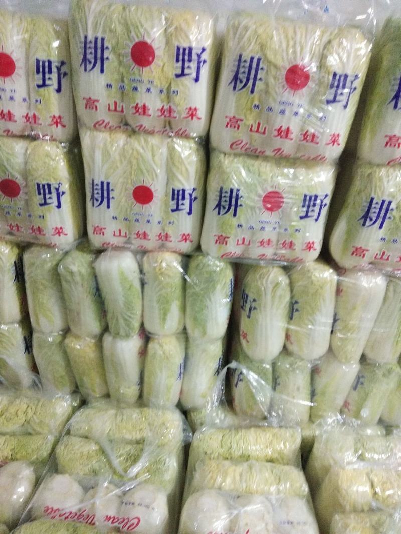 娃娃菜加工包装一条龙，供应各大批发市场、超市、电商