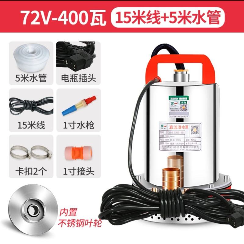 包邮大流量电动直流泵12v-72v水泵