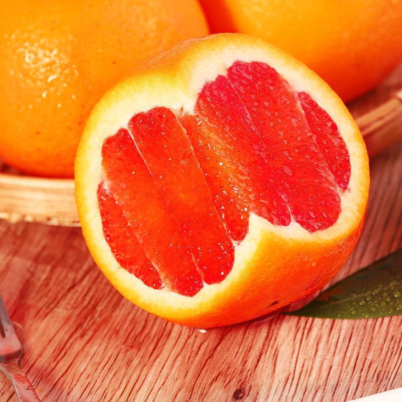 鲜果红心脐橙【红橙】中华红橙肉色鲜红纯甜爆汁产地直销