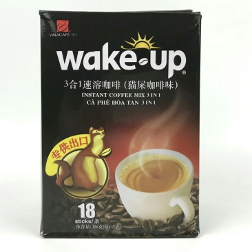 越南进口猫屎味咖啡速溶咖啡三合一306克一盒