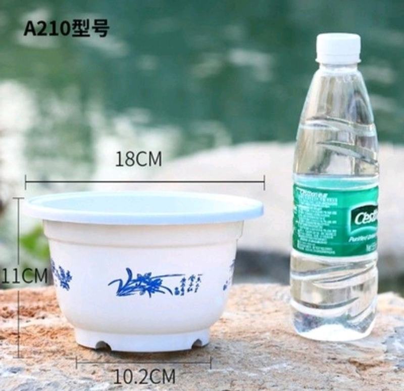 花盆塑料花盆白色红色加厚花盆《要托盘联系客服》