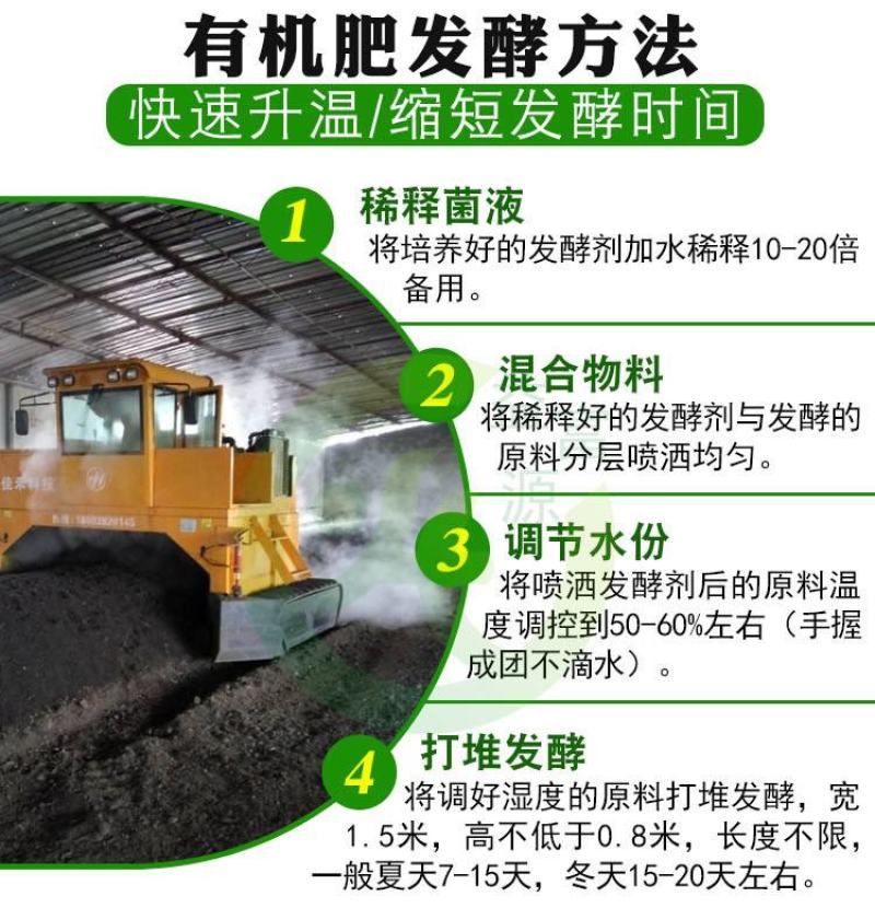 粪便发酵剂鸡粪鸭粪鹅粪猪粪牛粪羊粪发酵剂，一袋发酵五六吨