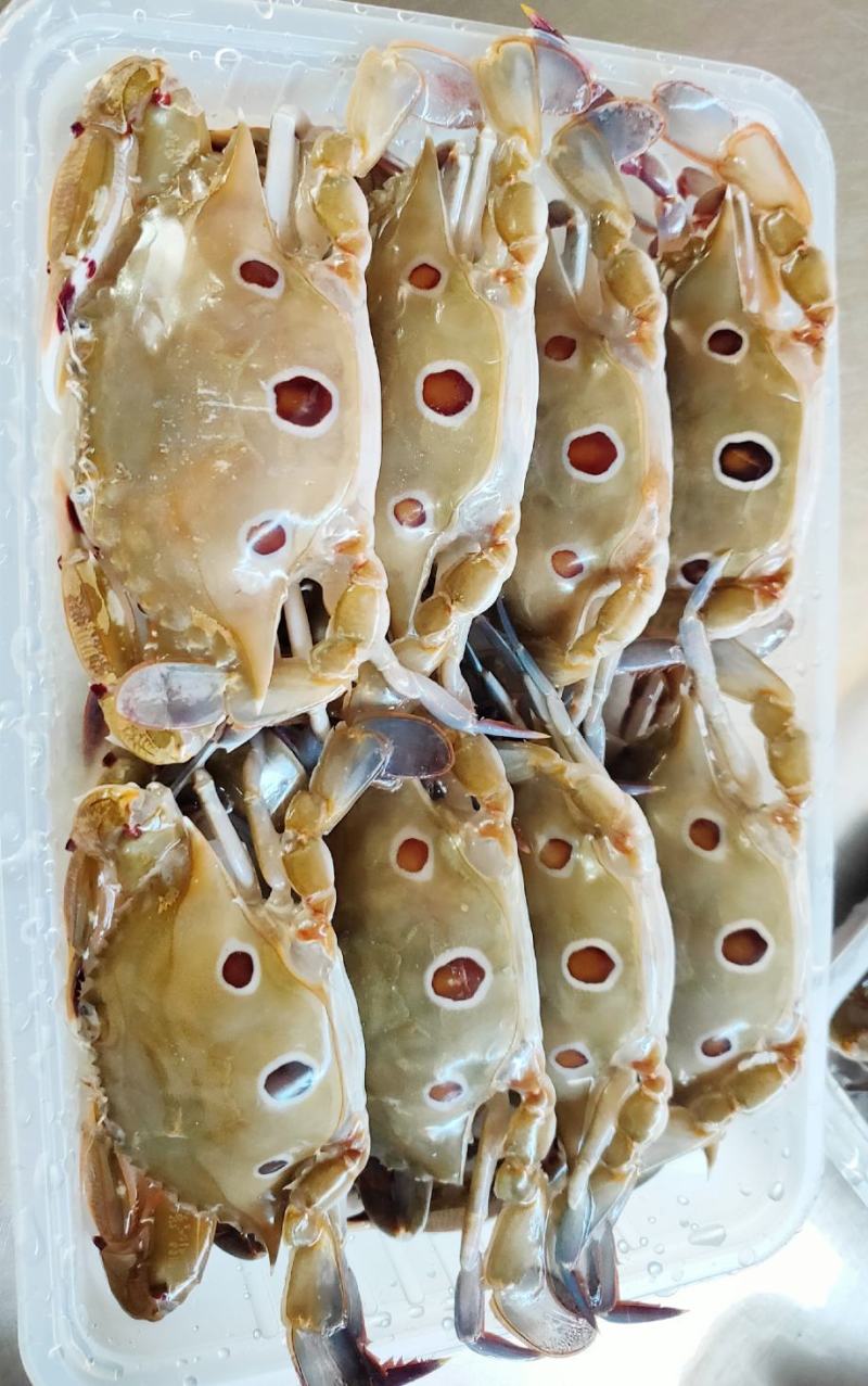 小包装三点蟹7-9只每袋精挑细选厂家直批