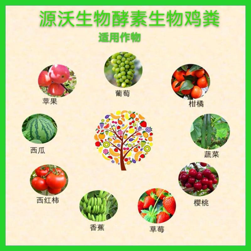 酵素生物鸡粪有机肥菌肥内含酵素菌和活性菌