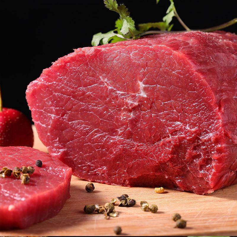 清真鲜牛肉原切牛腿肉净重4斤包邮
