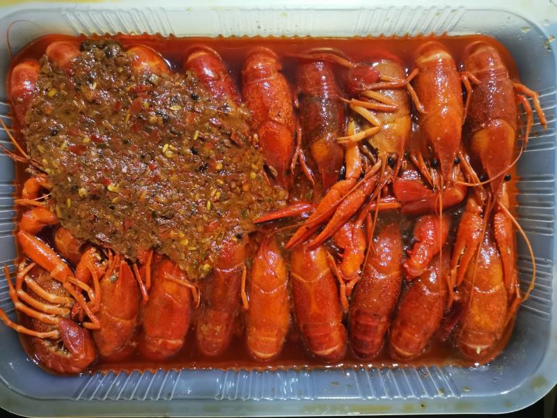 冷冻调味小龙虾，液氮锁鲜，健康美味，加热即食
