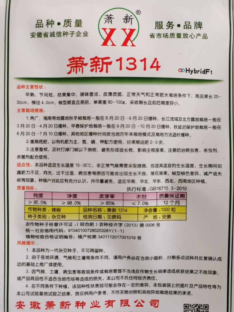 苏润螺丝帝王螺丝椒辣椒种子大果抗病早熟螺丝椒种子