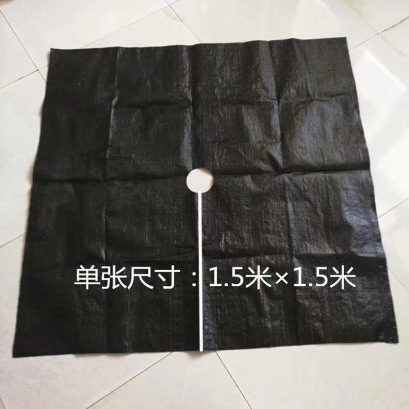 果园除草布一亩地多少钱，pe防草布厂家送地钉