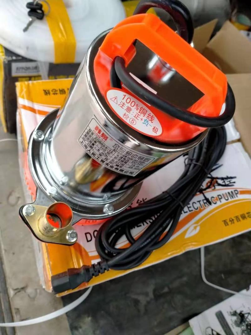 直流电动48v60V潜水泵深井潜水泵浇菜园园林树木潜水泵