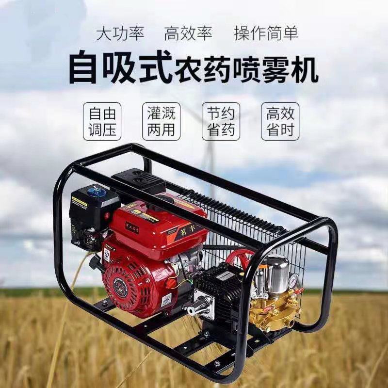 汽油电启动打药机，220V高压园林农药消毒式打药机喷雾器