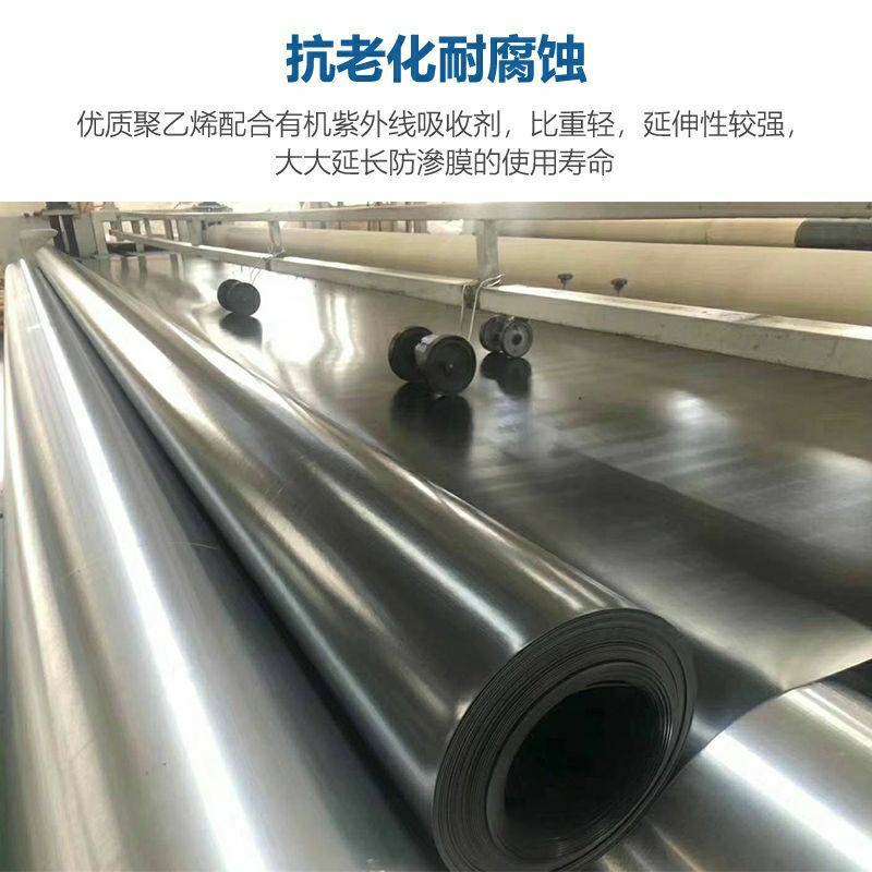 黑色塑料膜加厚养殖膜鱼塘防渗膜鱼池防水布藕池防渗膜土工膜