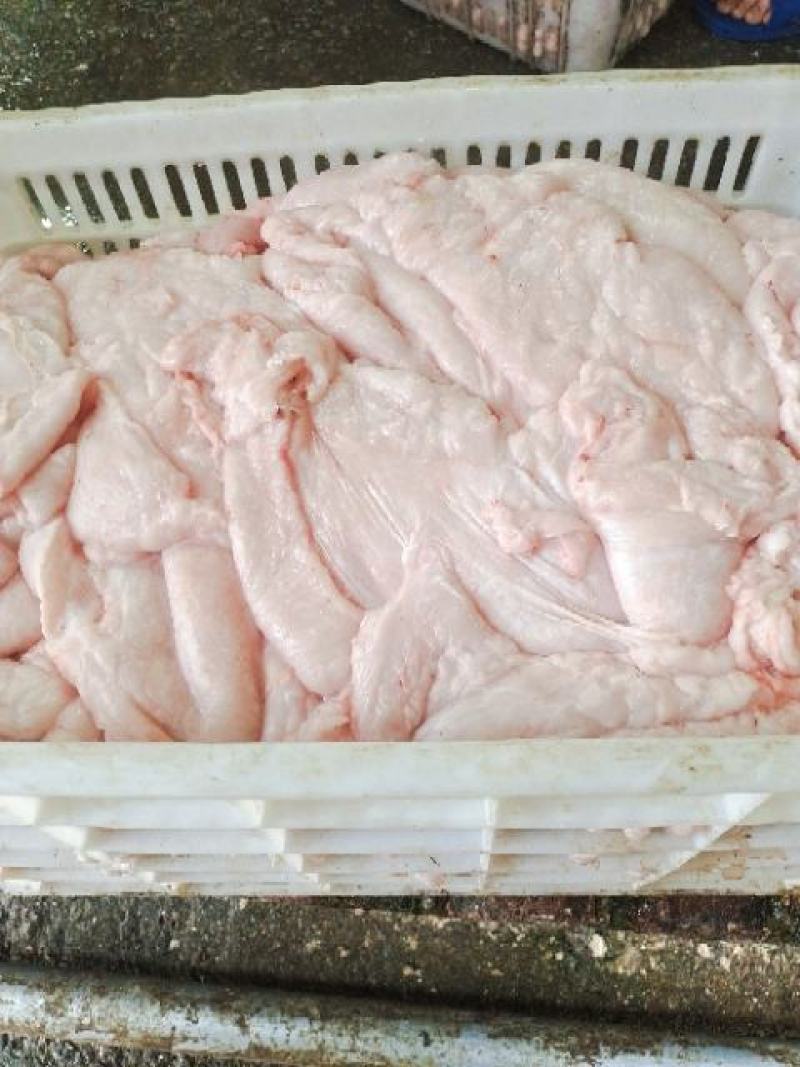新鲜猪板油，土黑大肥猪板油，每天屠宰场新鲜出炉，2斤以上