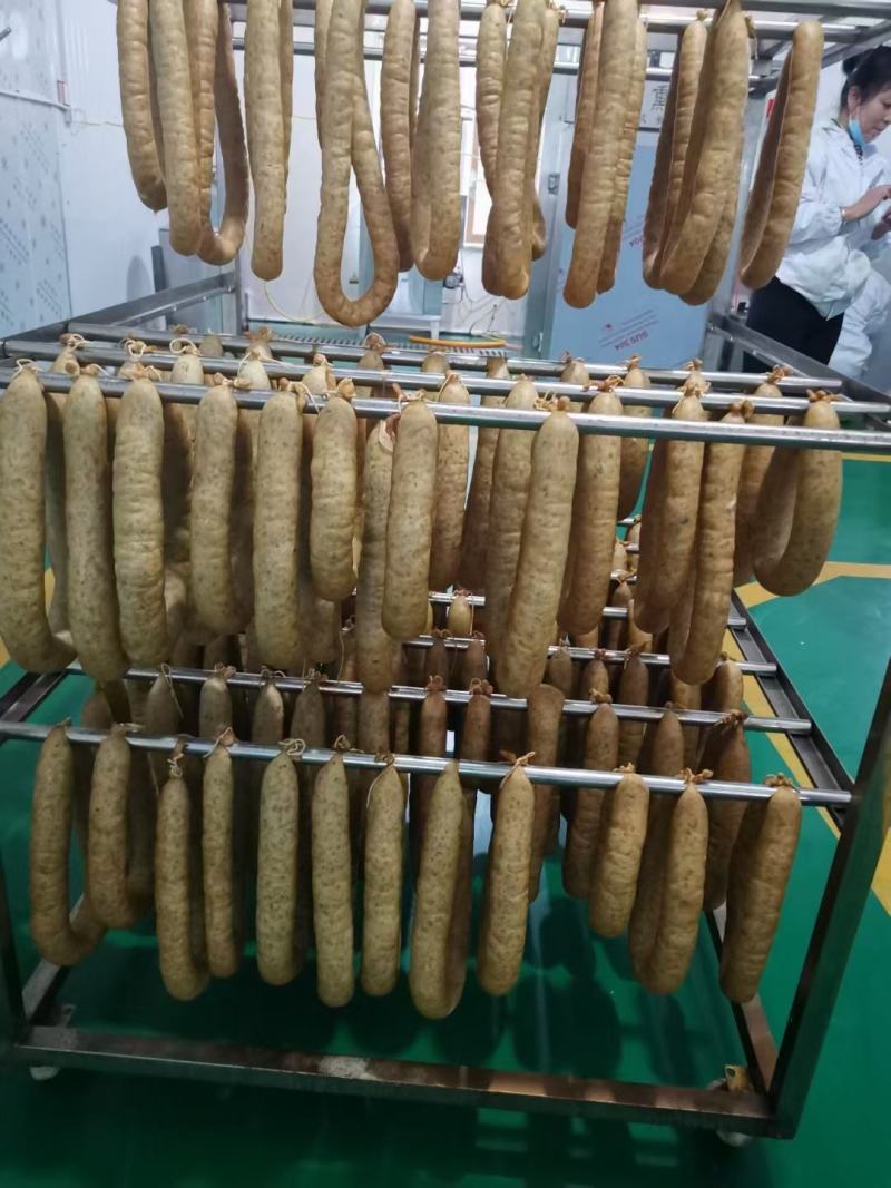驴肉味熏制罗汉肠纯肉肠不含一滴水大量供应熟食店饭店