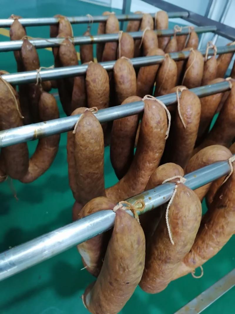 驴肉味熏制罗汉肠纯肉肠不含一滴水大量供应熟食店饭店