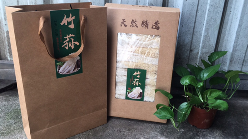 500克长裙竹荪礼盒装，净重200克，送礼爆款。
