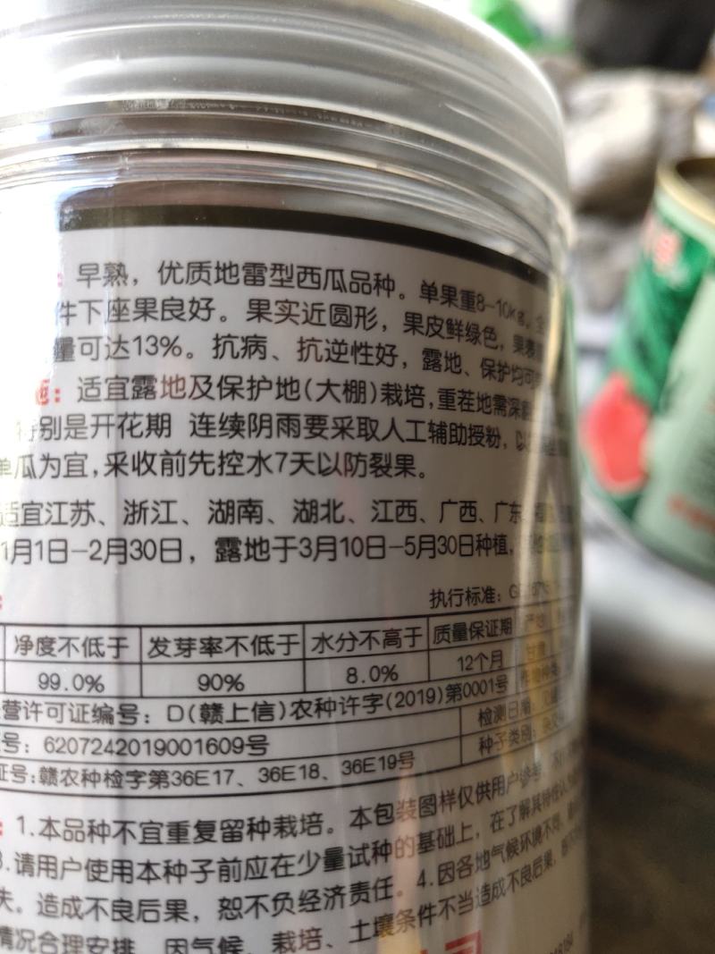超甜地雷王，早熟品种，西瓜种子，