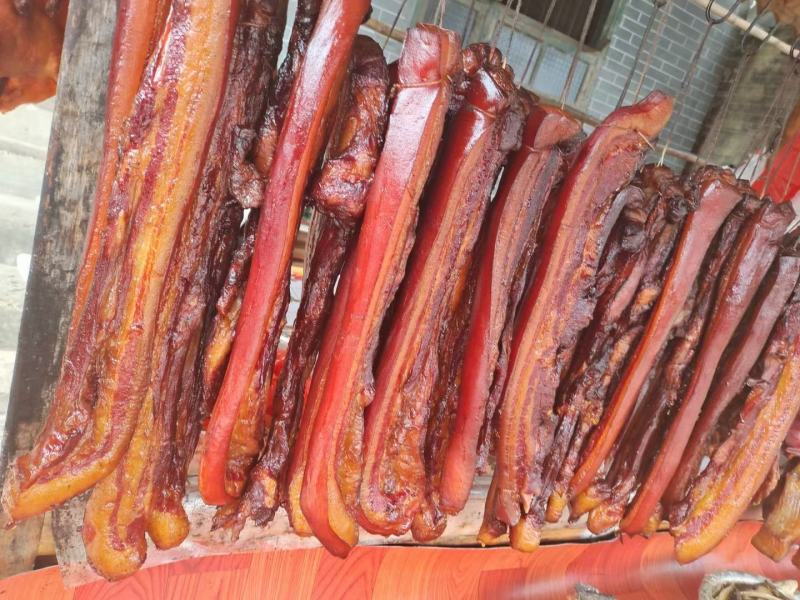 三江县丹洲镇土腊肉（五花腊）