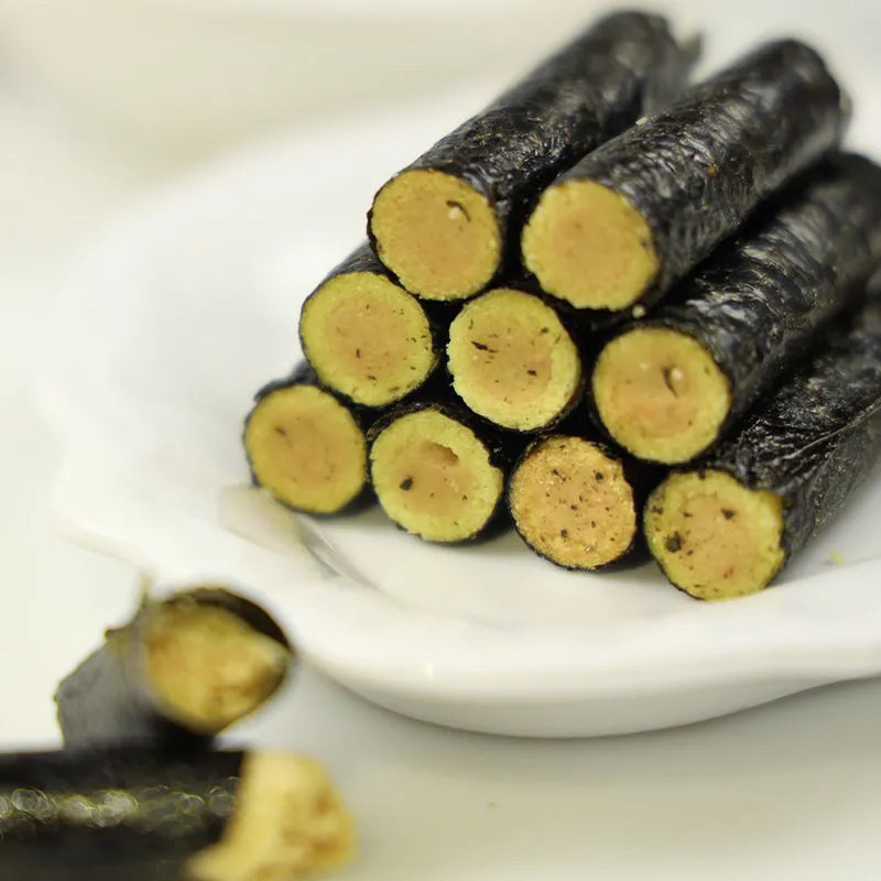 趣逗渔酥香咸蛋黄海苔卷肉松海苔卷孕妇儿童零食老少皆宜