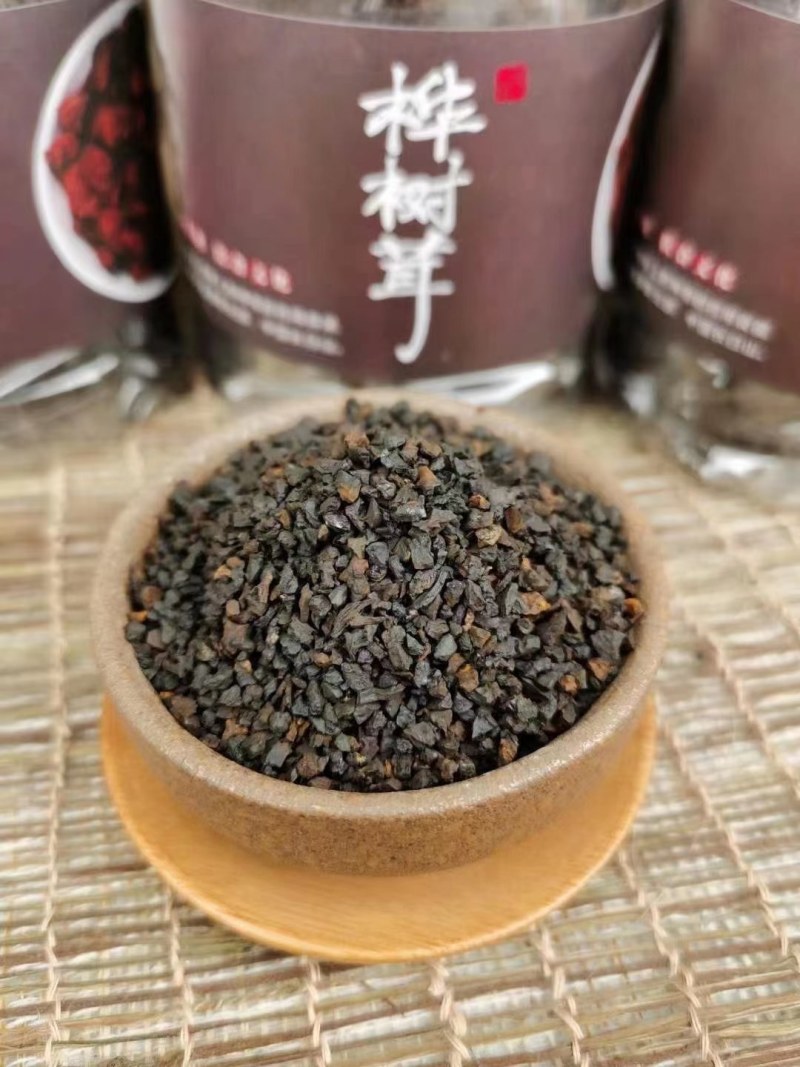 【纯黑晶】长白山野生桦树茸黑晶颗粒