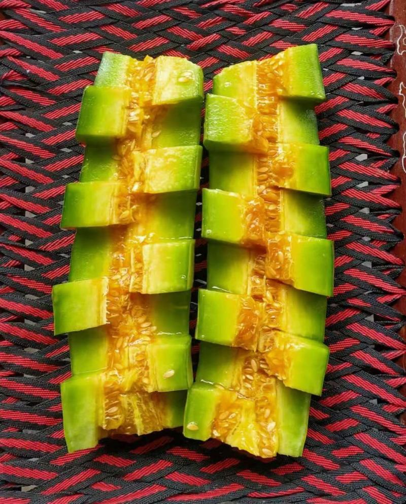 山东羊角蜜甜瓜羊角蜜博洋91博洋61蜜源18绿宝