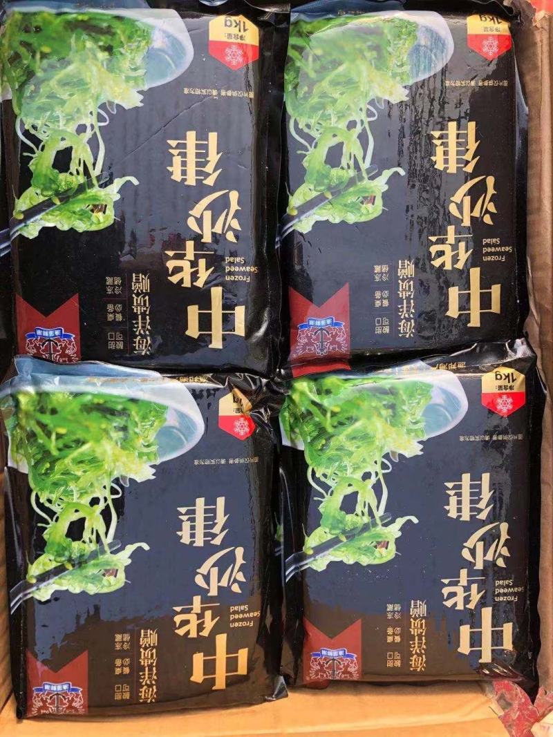 鱼邦海藻沙拉裙带菜400克*20袋/箱，开袋即食