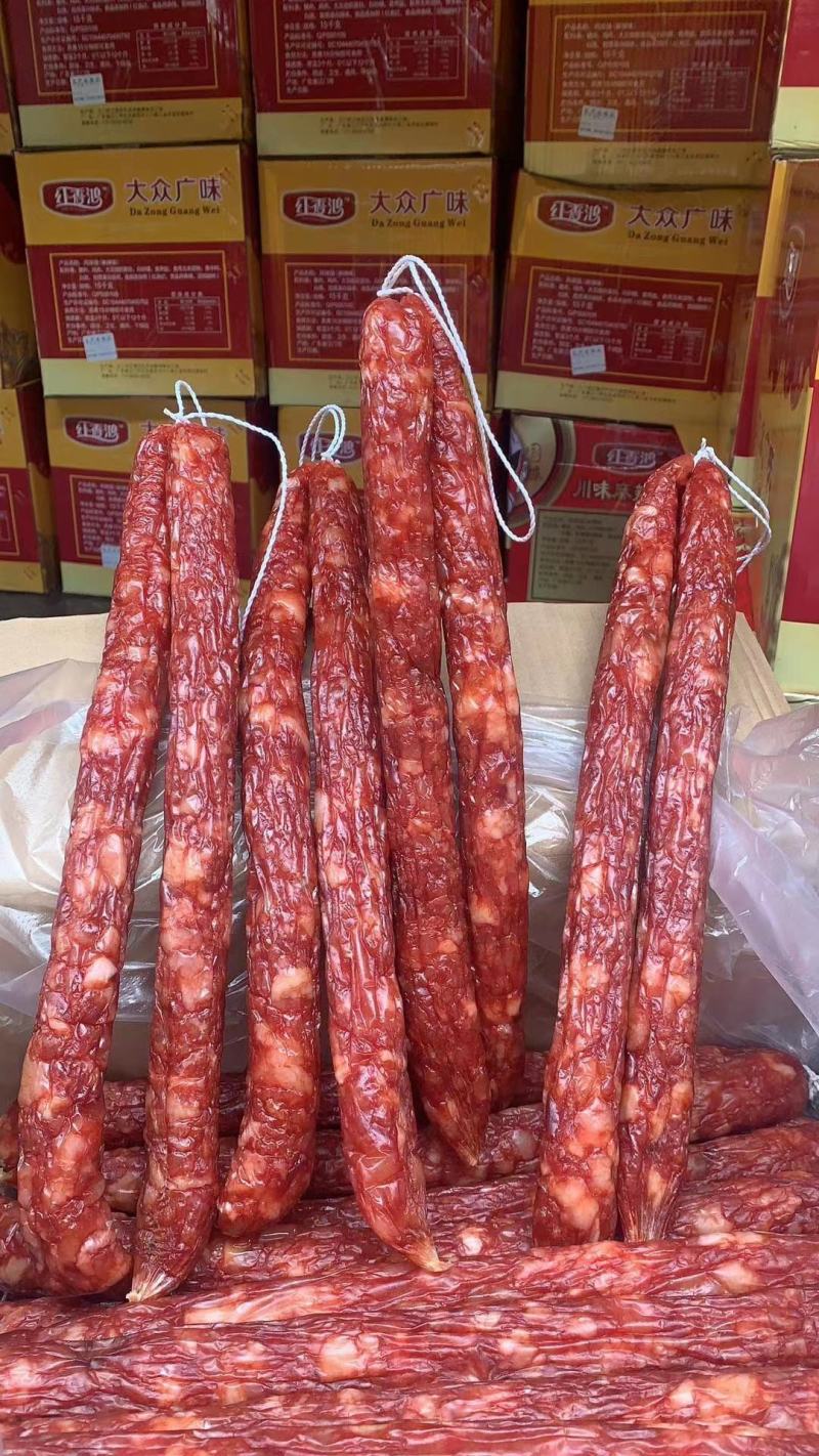 红香鸿精品川味麻辣五香广味香肠一手货源价格美丽