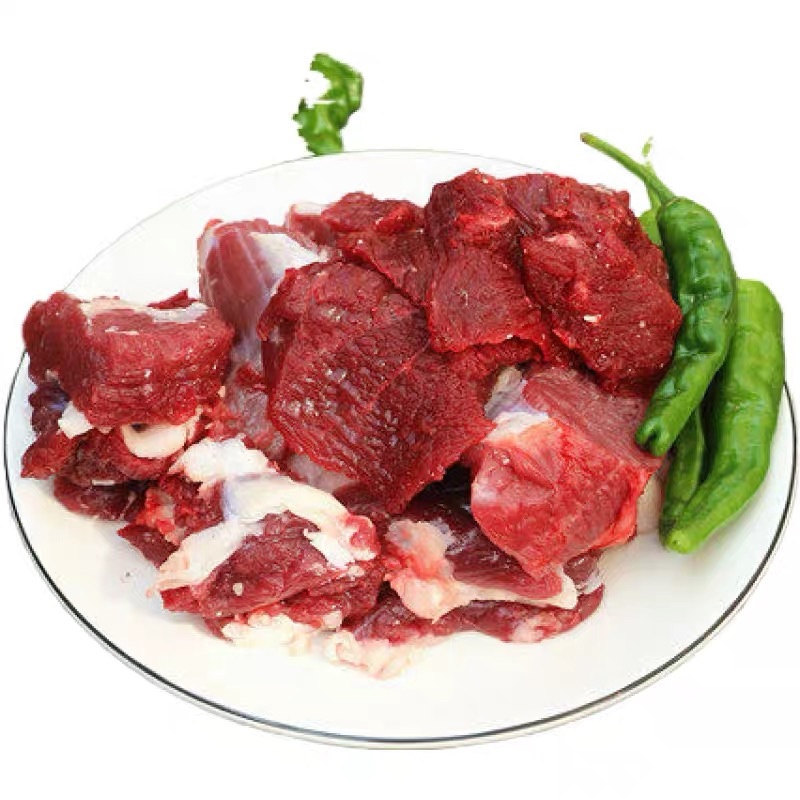 新鲜牛碎肉一亩田专供全国各大商超，量大从优