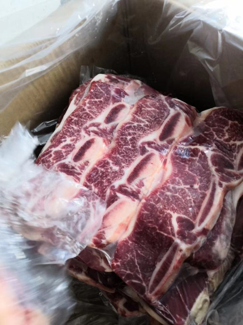 【原切】原切牛仔骨切片无边角料花纹好