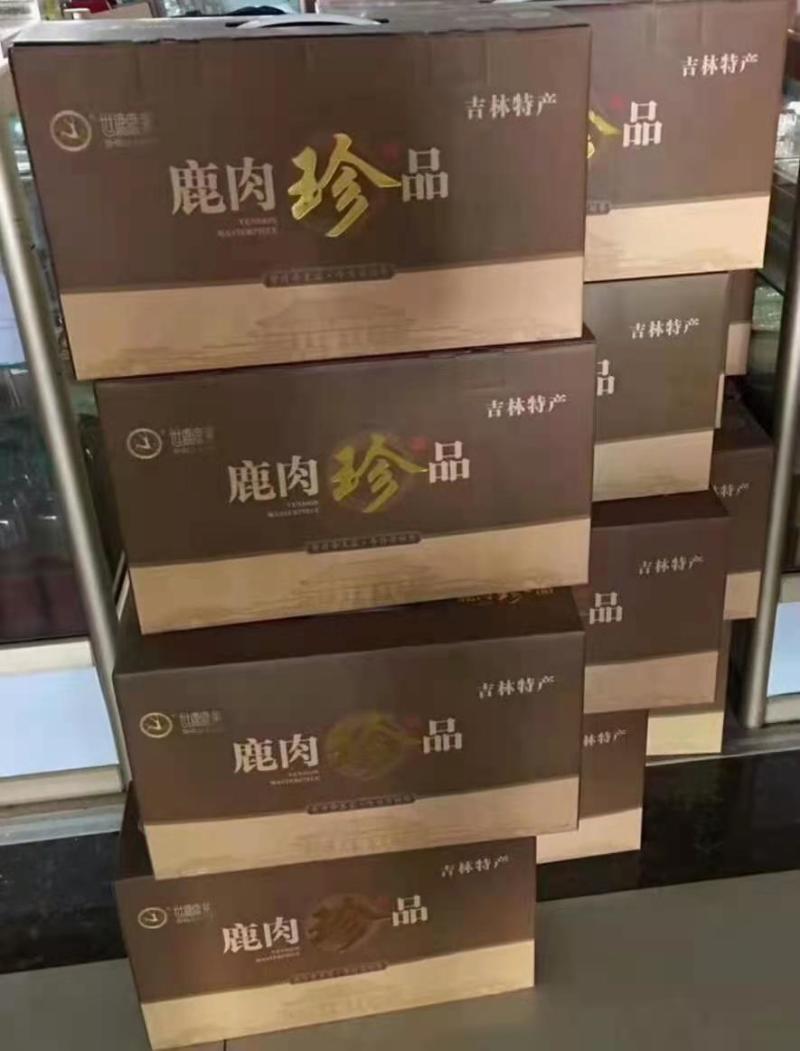 鹿肉熟食酱鹿肉麻辣鹿肉鹿腱子开袋即食一箱六袋资质齐全包邮