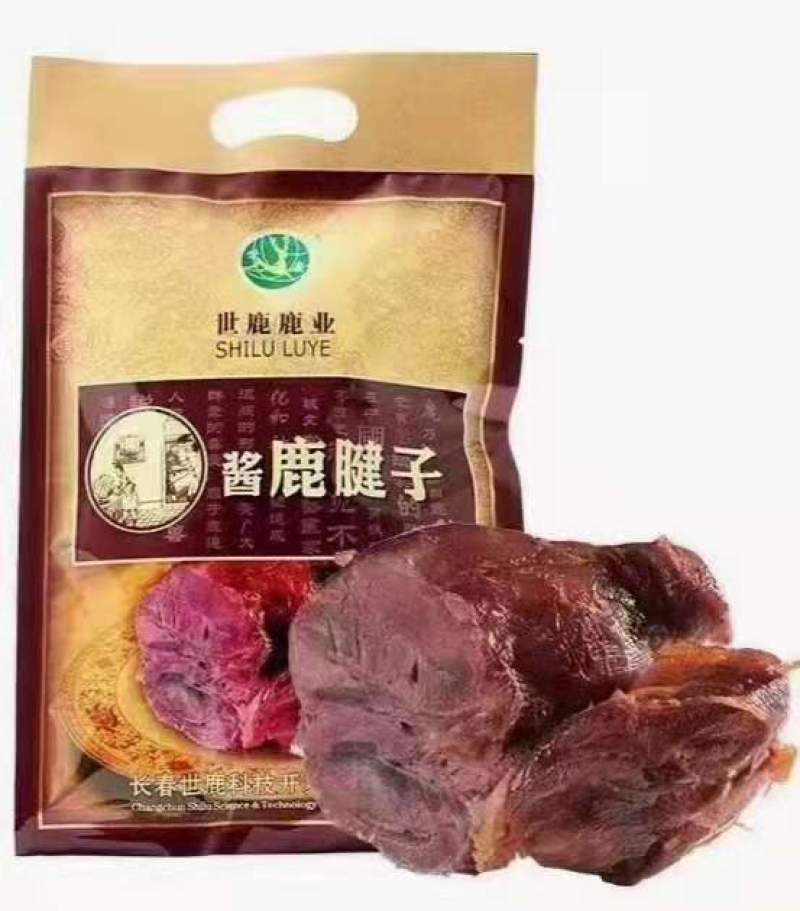 鹿肉熟食酱鹿肉麻辣鹿肉鹿腱子开袋即食一箱六袋资质齐全包邮