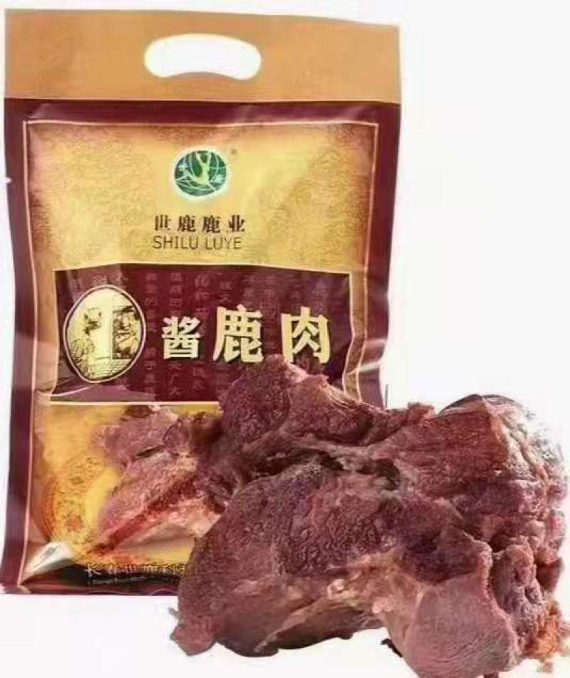 鹿肉熟食酱鹿肉麻辣鹿肉鹿腱子开袋即食一箱六袋资质齐全包邮