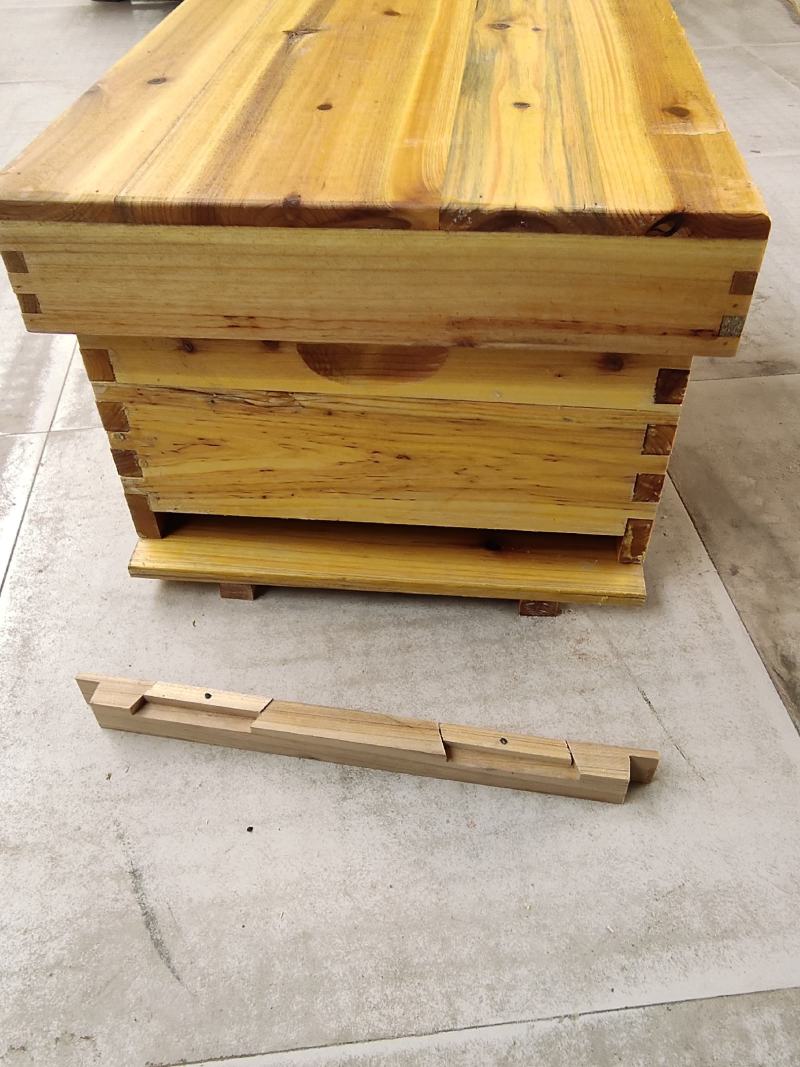 蜜蜂箱中蜂煮蜡标准十框全杉木蜂箱浸蜡高箱意蜂蜂箱全套养蜂
