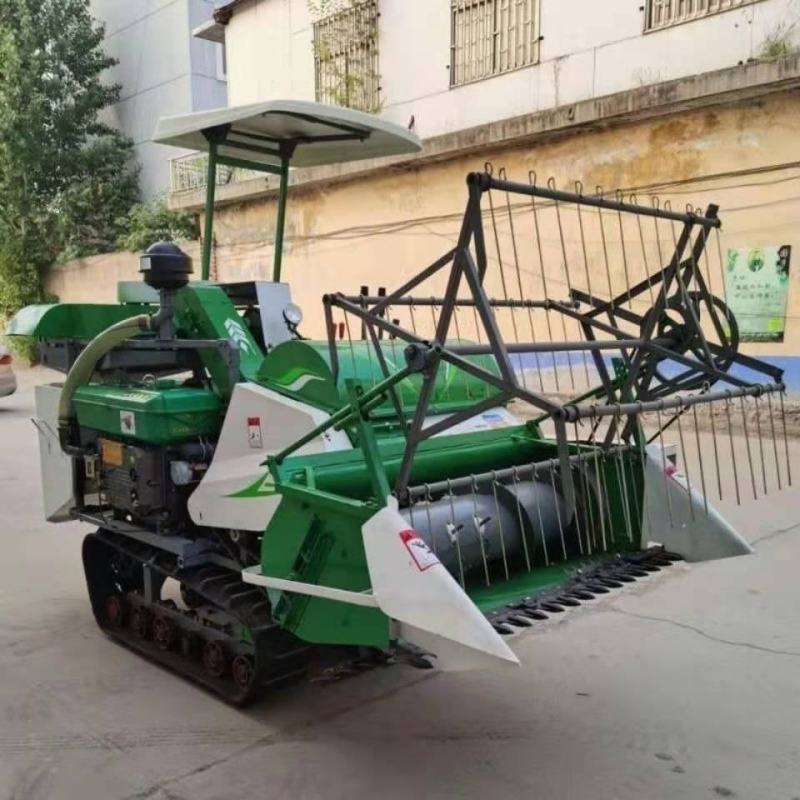 有补贴家用小型履带式收割机水稻小麦联合收割机