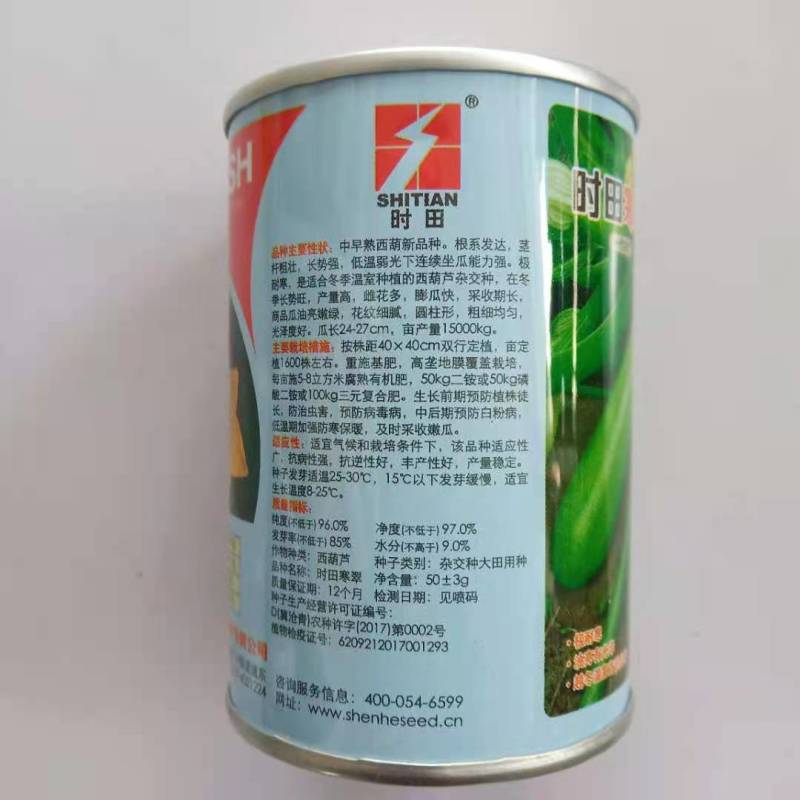 西葫芦种子寒之春大田专用品种油绿品种杂交种子