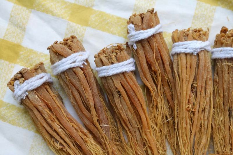 无糖红参须长条足干货，中心没有包心