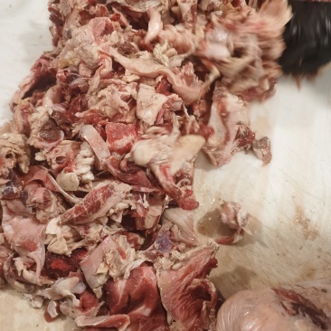自家工厂下来的干肉筋