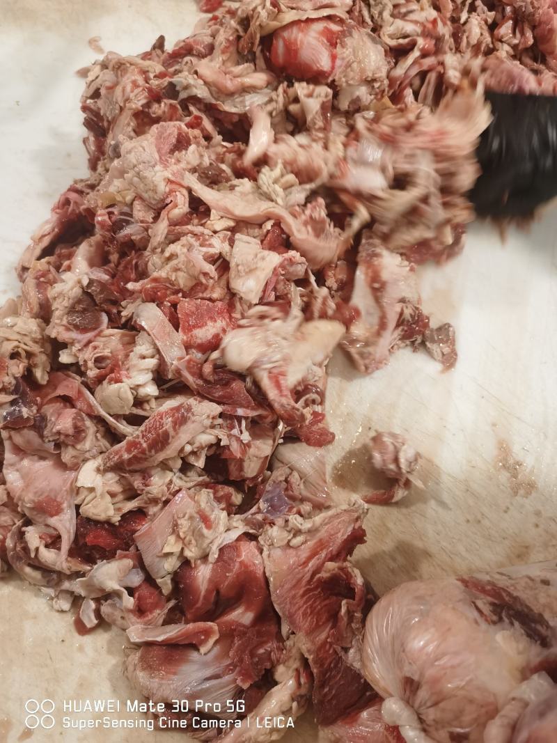 自家工厂下来的干肉筋