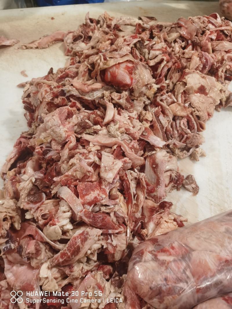 自家工厂下来的干肉筋