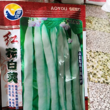 红花白荚结生位低产量高籽少肉多纤维少极早生