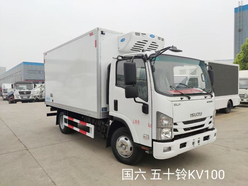 国六五十铃KV1004.2米冷藏车
