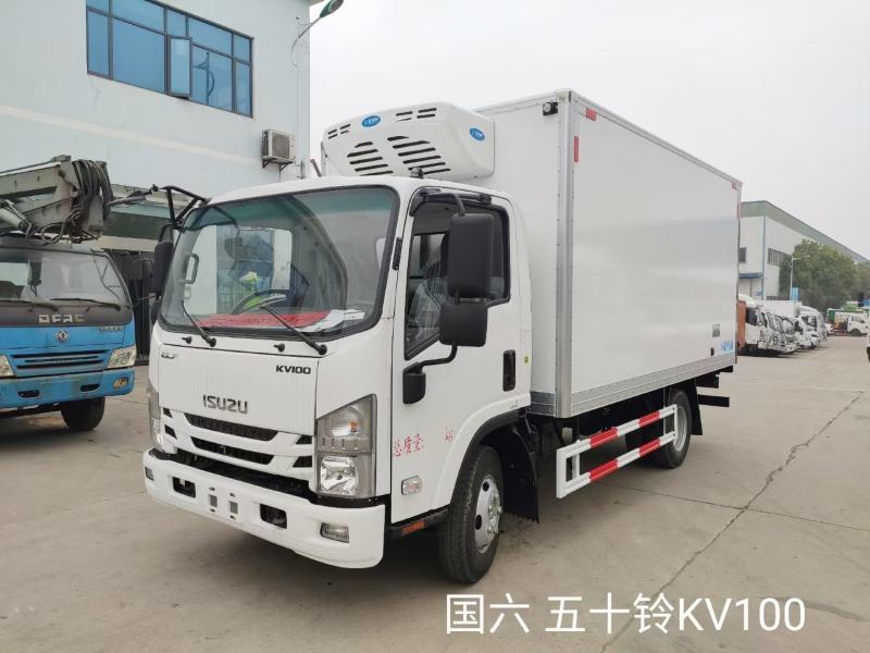 国六五十铃KV1004.2米冷藏车