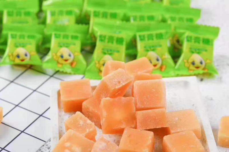 梨膏糖休闲零食适合赶集跑量1件60斤1件起批常年批发
