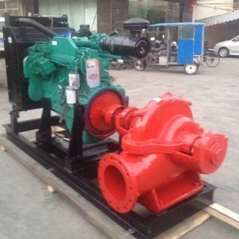 抽水泵农用灌溉大流量排污水泵双叶轮离心泵大型汽油机抽水机