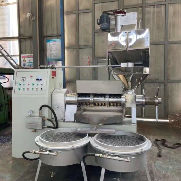 核桃榨油机冷热2用不破碎整个可以压榨速度快出油好操作简单