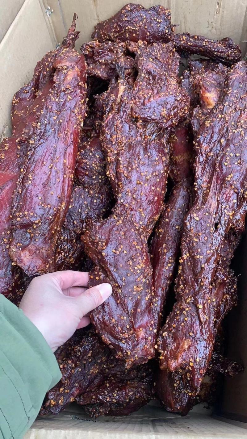 麻辣大块肉五香大块一件70斤干度好条形好价格美丽